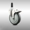 Service Caster 5 Inch 316SS Thermoplastic Rubber Swivel 3/4 Inch Stem Caster Lock Brake SCC SCC-SS316TTLEX20S514-TPRB-34 - alternate 1